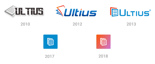 Logo evolution - Ultius